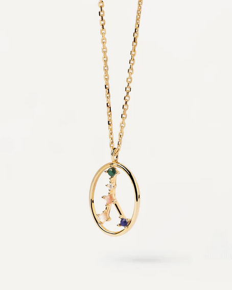 PD Paola 18ct Gold Plated Cancer Zodiac Necklace