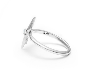 Stolen Girlfriends Club Sterling Silver North Star Ring