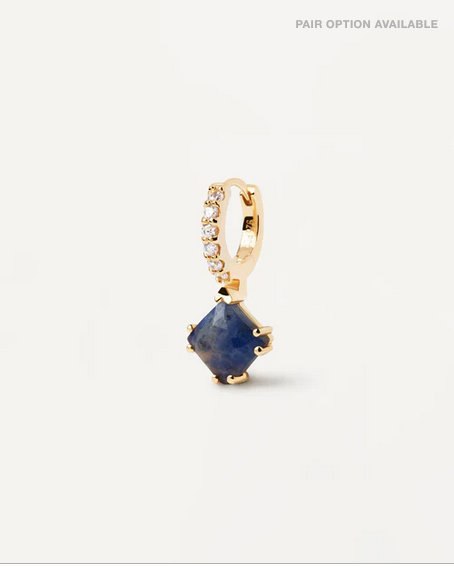 PD Paola 18ct Yellow Gold Plated Fuji Sodalite Earrings