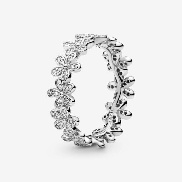 Pandora Sterling Silver CZ Dazzling Daisy Chain Ring